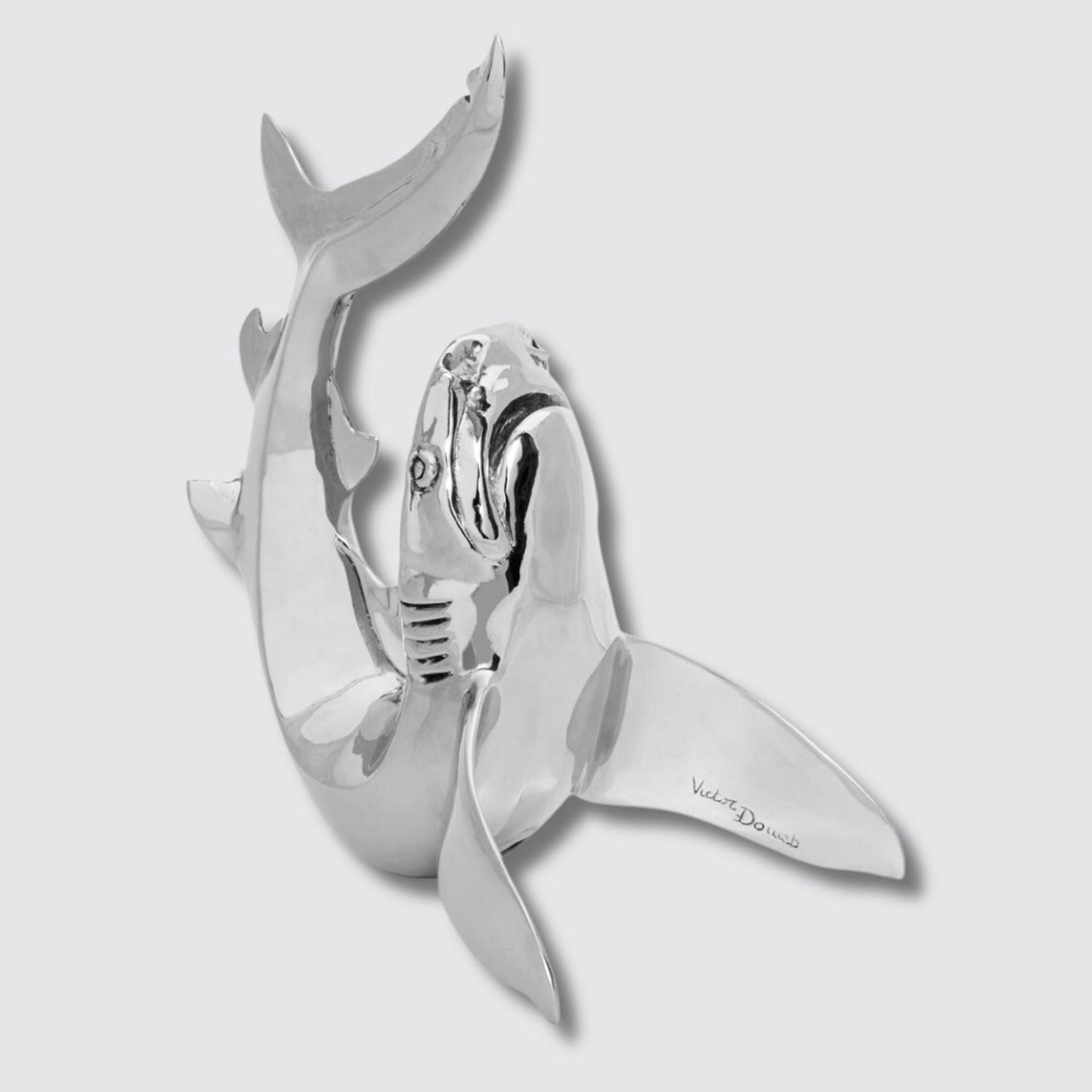 Victor Douieb Souplesse Shark Sculpture - View 2