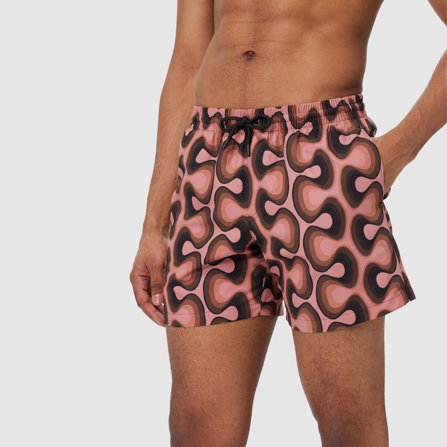 Dries Van Noten Phibbs Wave-Print Swim Shorts_DVNM243011