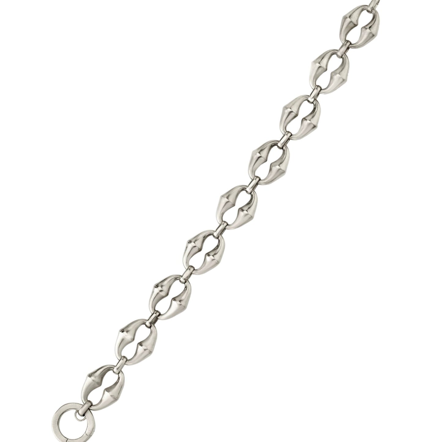 VRAM White Gold Chrona Mini Link Bracelet