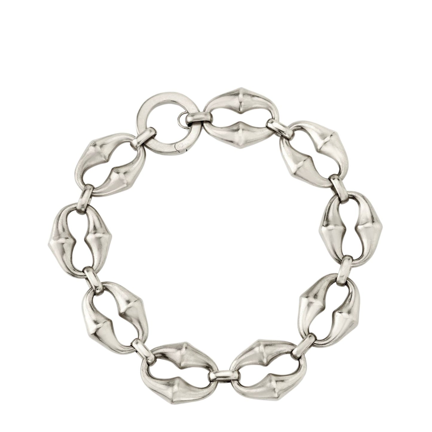 VRAM White Gold Chrona Mini Link Bracelet