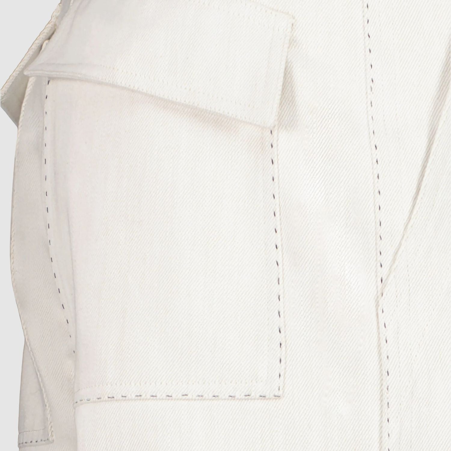 Punishment Paris Windshall Natural White Pants