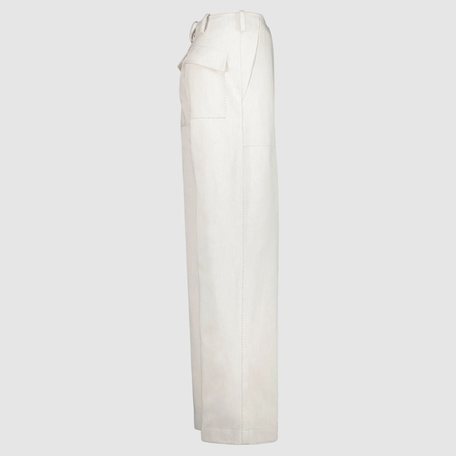 Punishment Paris Windshall Natural White Pants