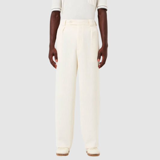 Giorgio Armani Pinstriped Viscose Single-Pleat Trousers
