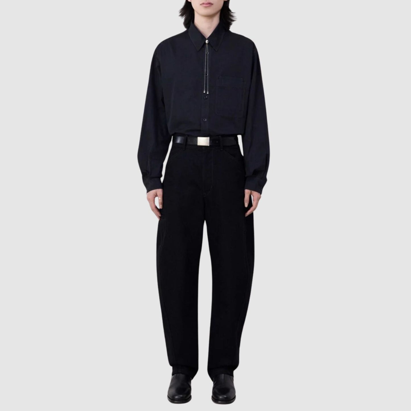 LEMAIRE Twisted Workwear Pants in Black