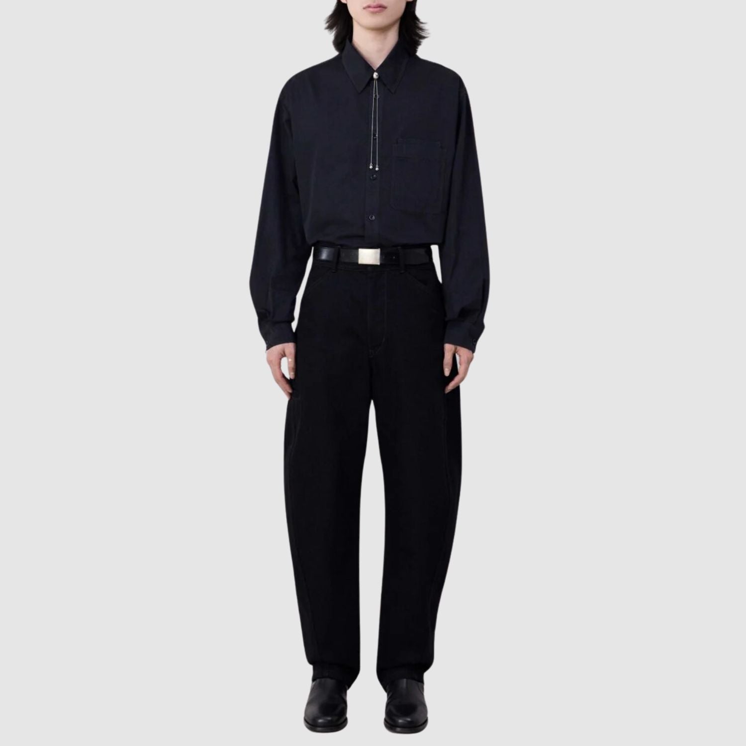 LEMAIRE Twisted Workwear Pants in Black