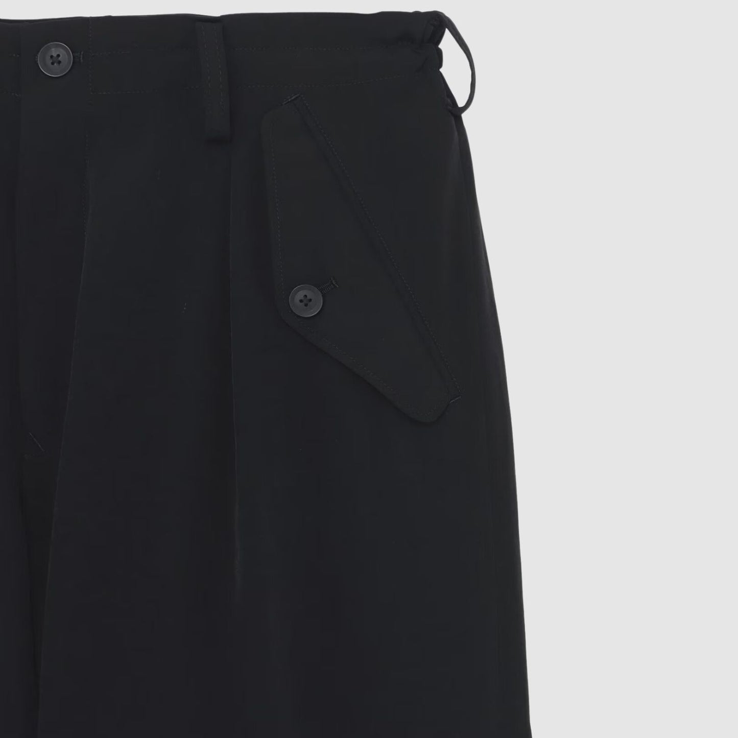yohji yamamoto tuck pants_YAMM235003