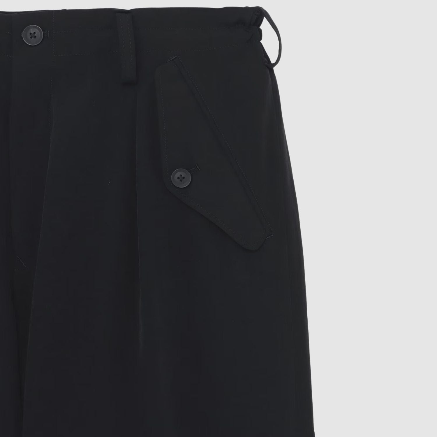 yohji yamamoto tuck pants_YAMM235003