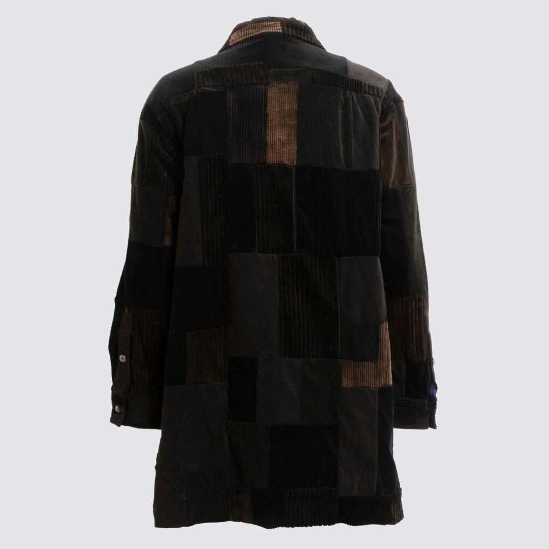  Z-Corduroy Patched Shirt Back View
