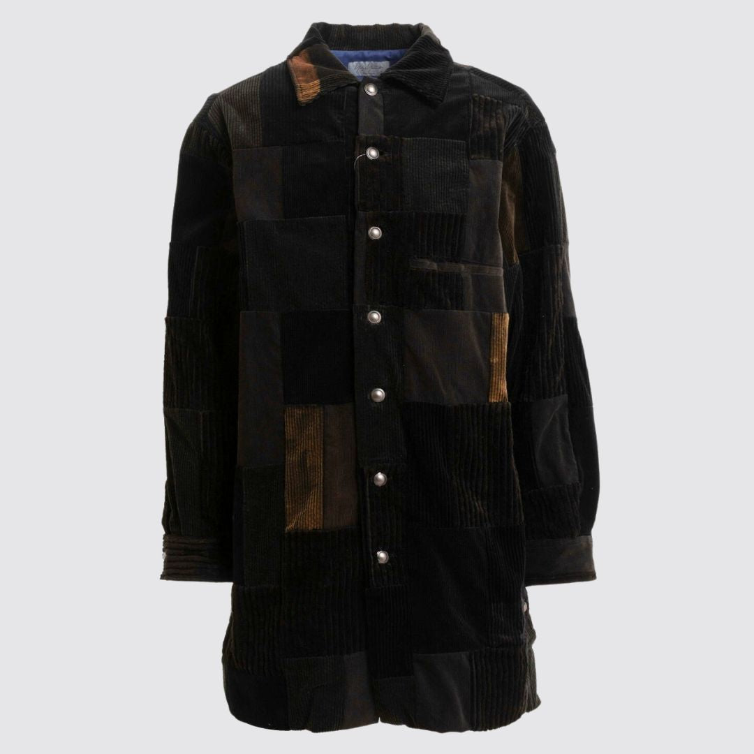 Z-Corduroy Patched Shirt