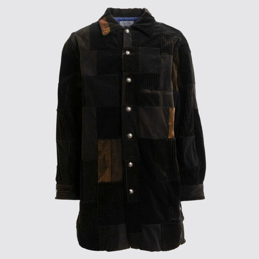 Z-Corduroy Patched Shirt