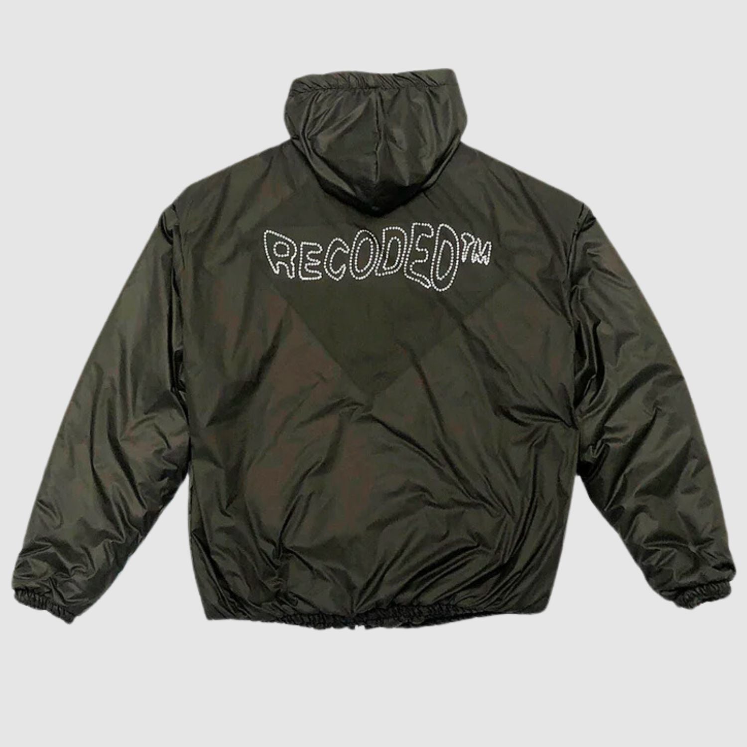 Recoded Double Nylon Zip Hoodie