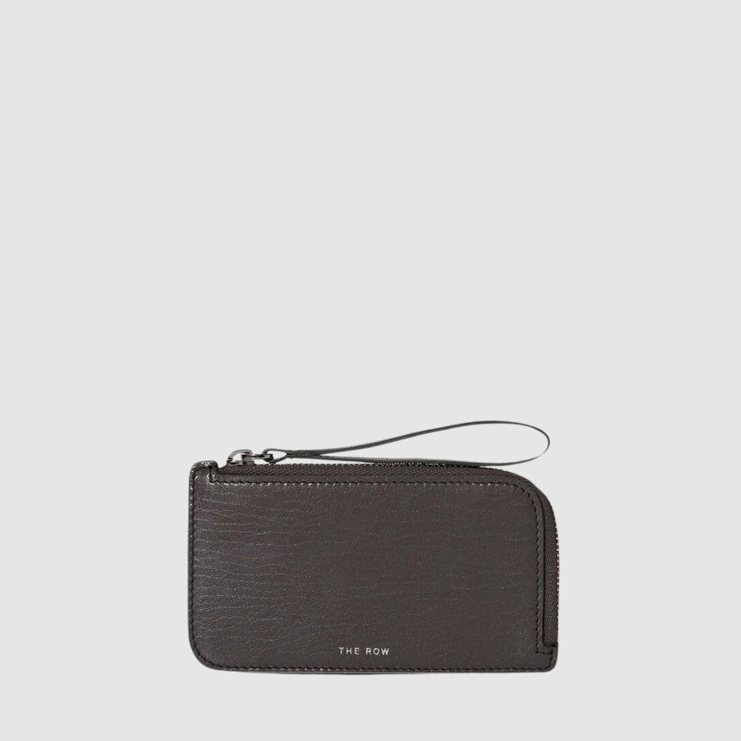 The Row Zipped Wallet in Leather