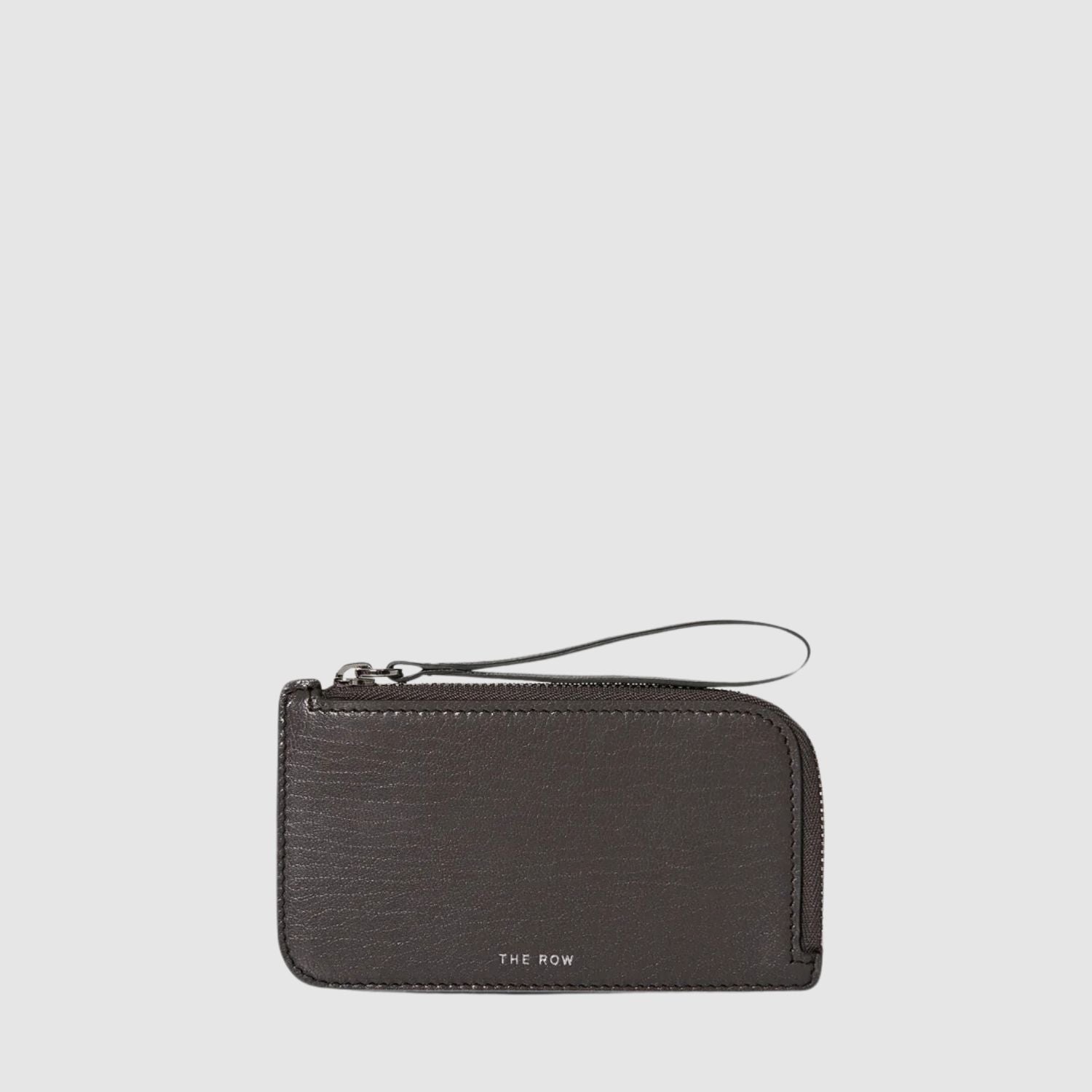 The Row Zipped Wallet in Leather